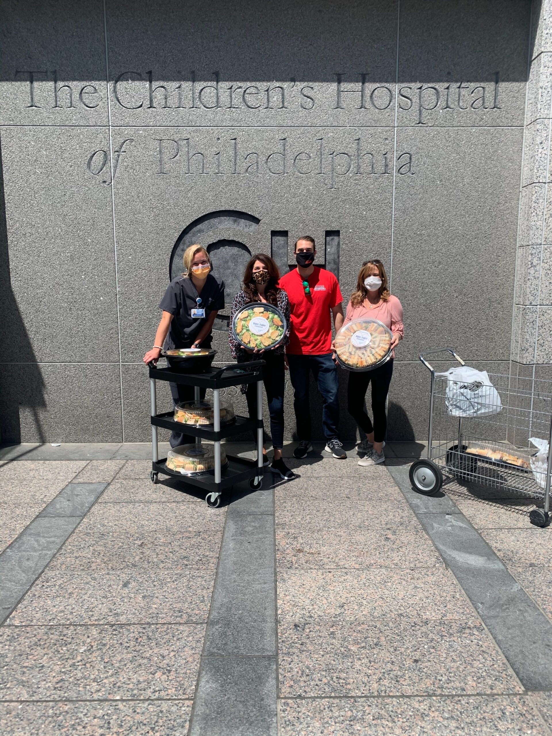 Delivering Food to Children's Hospital of Philadelphia