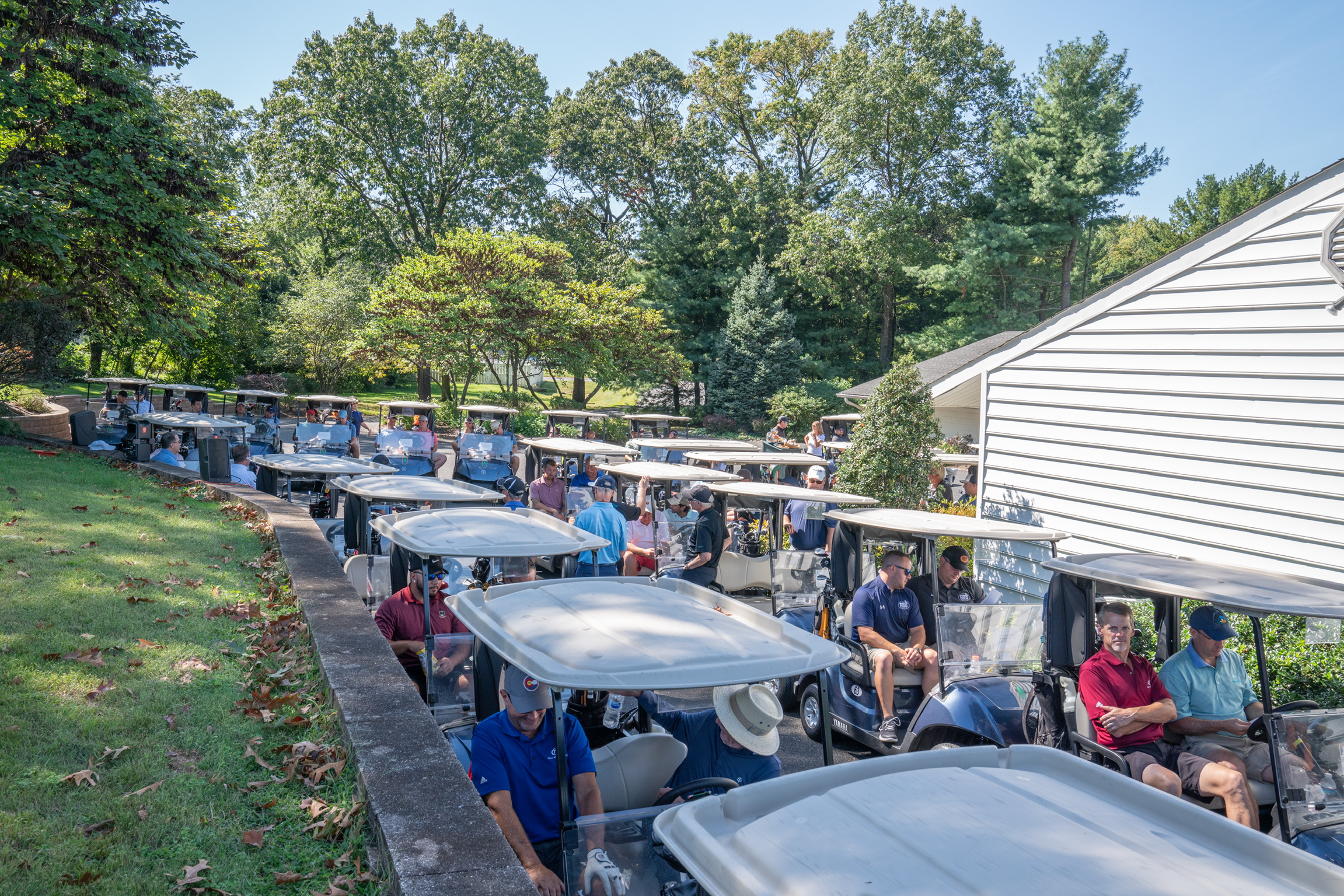 2021 Golf Outing Golf Cart Lineup
