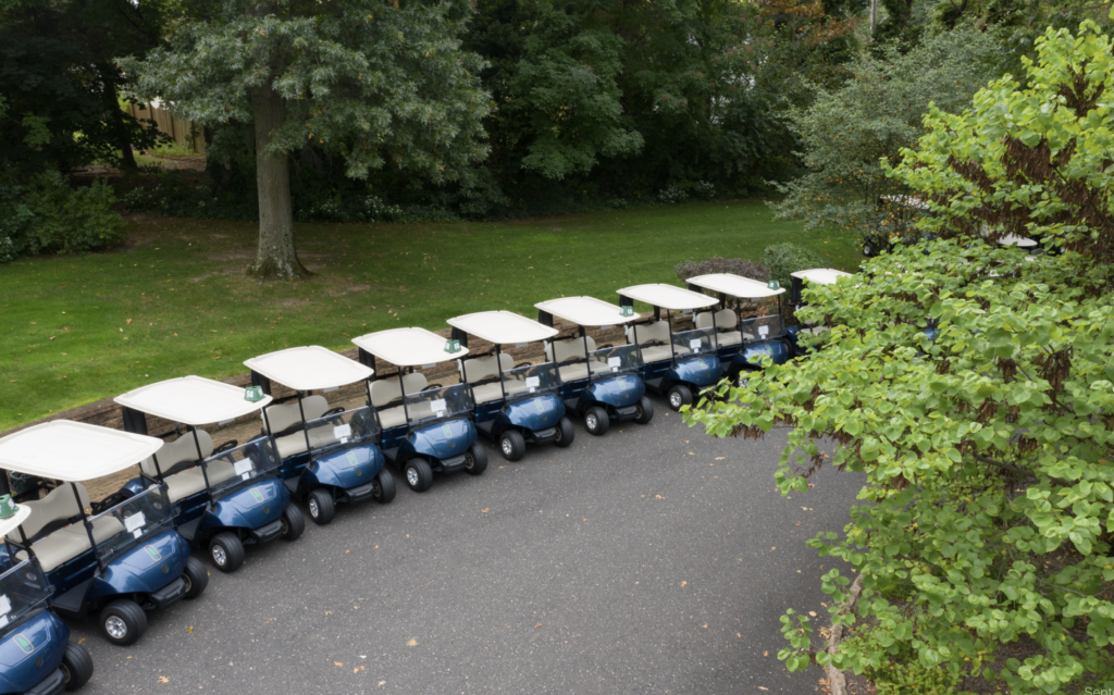 carts at the Dane Fante Golf Outing