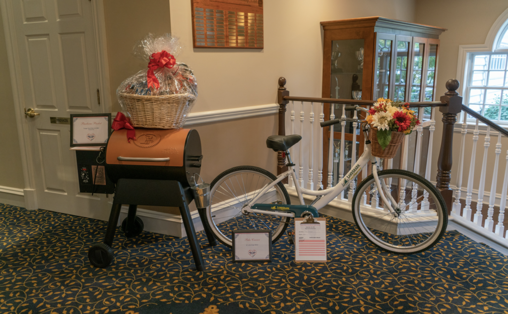 bicycle prize at the Dane Fante Golf Outing