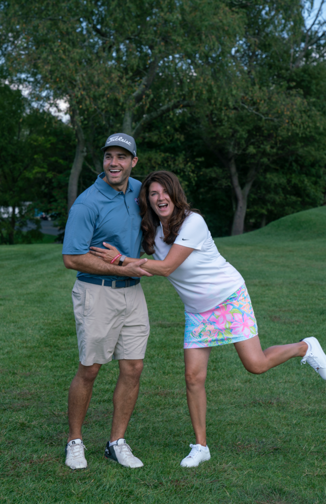 Dane Fante Golf Outing - Mrs. Fante Having A Blast