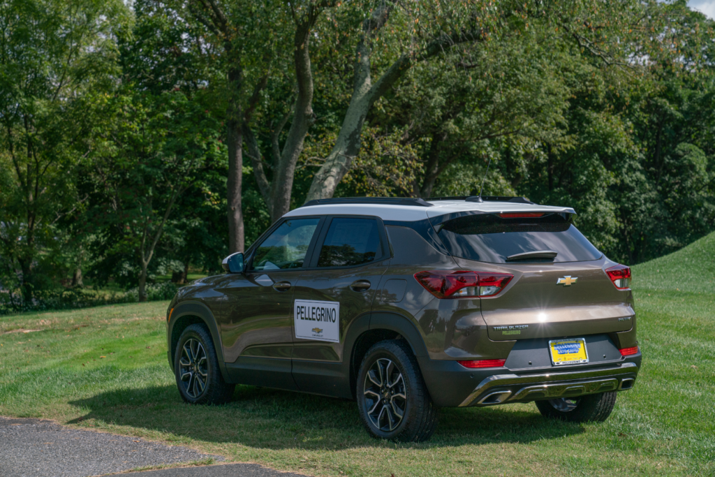 Dane Fante Golf Outing - Sponsorship Car Parked on Course